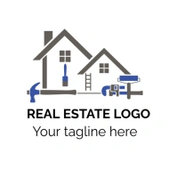 Maximalist Real Estate Logo Logo template