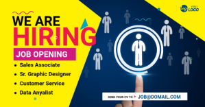 Maximalist Recruitment Ad Facebook Ad Facebook-annonce template