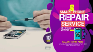 Maximalist Repair Services Digital Display template
