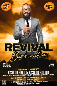 Maximalist Revival Church Worship  Tumblr Graphic template