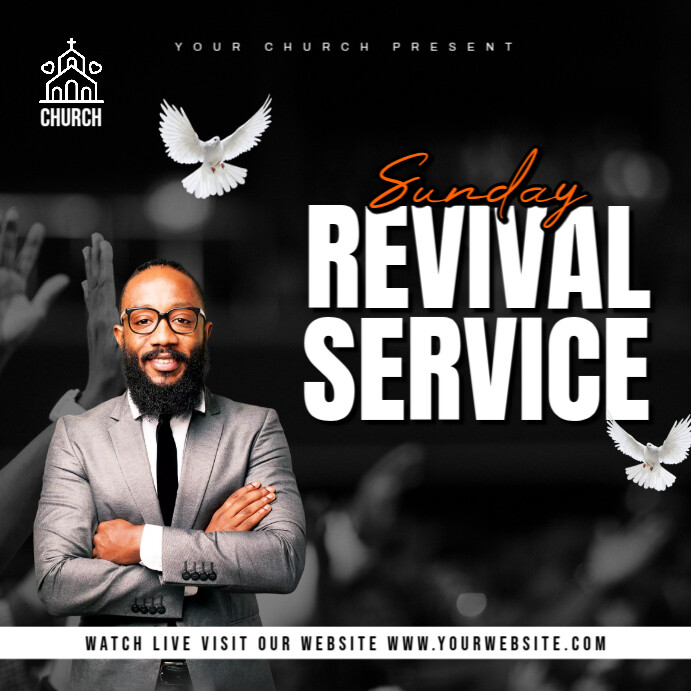 Copy of Maximalist Revival Worship Church Instagram Post | PosterMyWall