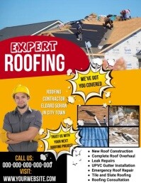 Roofing Installation Services Flyer Template | PosterMyWall