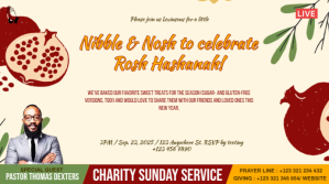 Maximalist Rosh Hashanah Digital Display (16:9) template