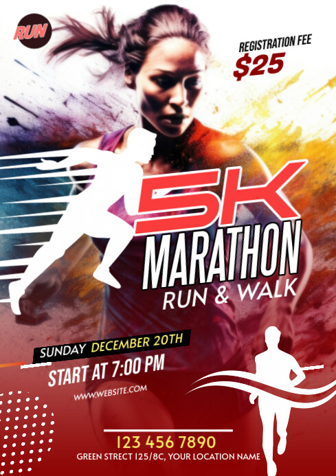 Copy of Maximalist Run & Walk Event A1 | PosterMyWall