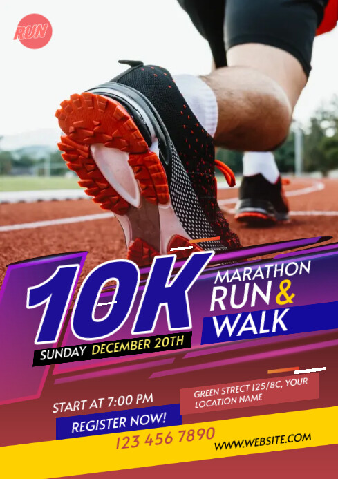 Copy of Maximalist Run & Walk Event A1 | PosterMyWall