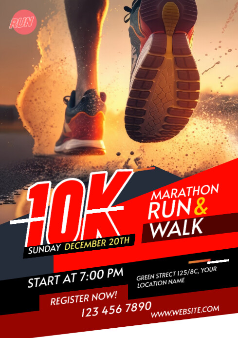 Copy of Maximalist Run & Walk Event A2 | PosterMyWall