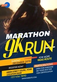 Maximalist Run & Walk Event A2 template