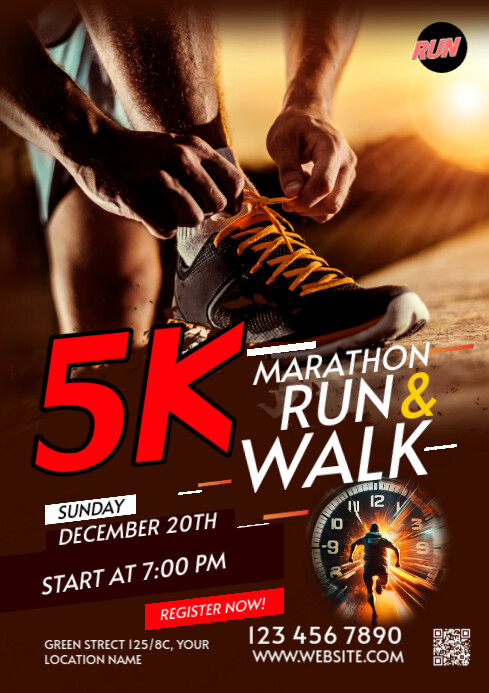 Copy of Maximalist Run & Walk Event A3 | PosterMyWall
