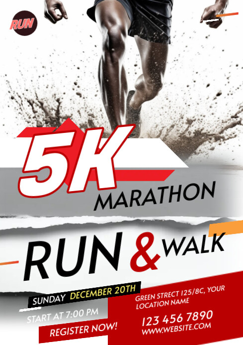 Copy of Maximalist Run & Walk Event A4 | PosterMyWall