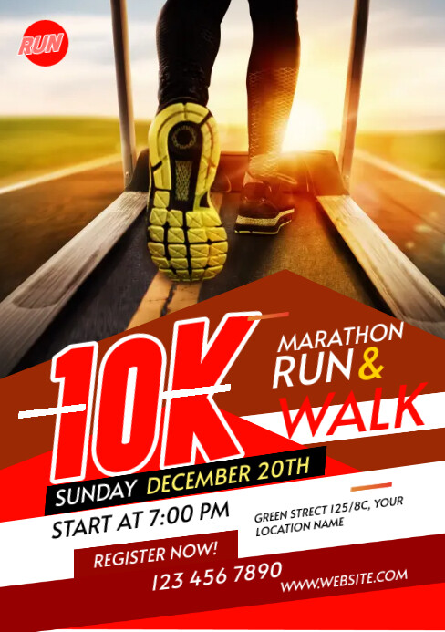 Copy of Maximalist Run & Walk Event A5 | PosterMyWall