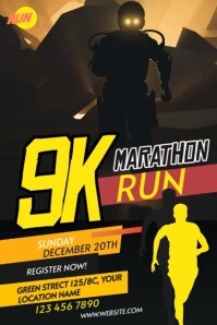 Maximalist Run & Walk Event  Banner 4' × 6' template