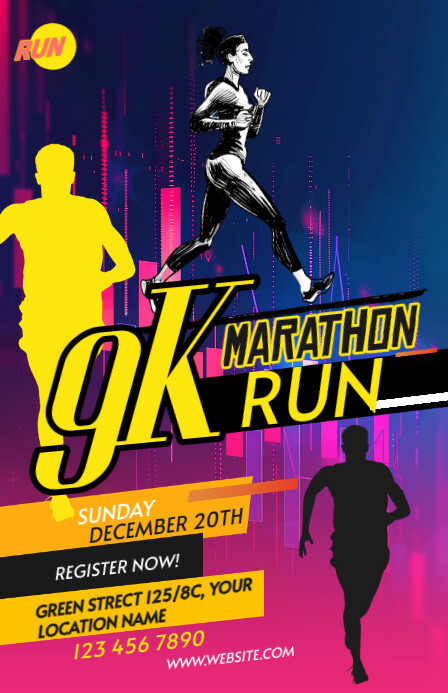 Copy of Maximalist Run & Walk Event Tabloid | PosterMyWall