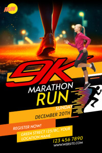 Maximalist Run & Walk Event Tumblr Graphic template