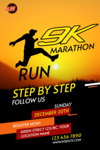 Maximalist Run & Walk Event Tumblr Graphic template