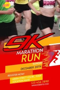 Maximalist Run & Walk Event  Tumblr Graphic template