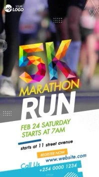 Maximalist Run & Walk Event Template Instagram Story