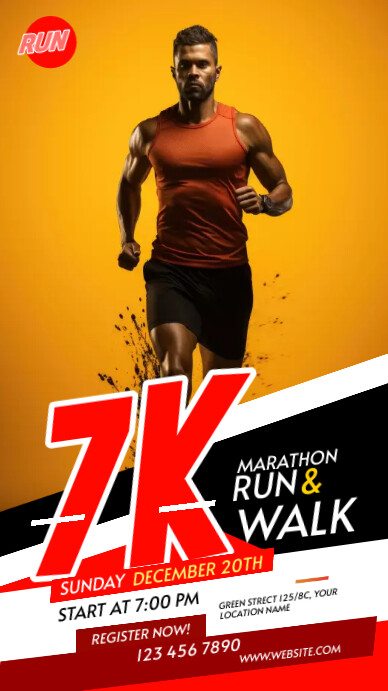 Maximalist Run & Walk Event Whatsapp Status template