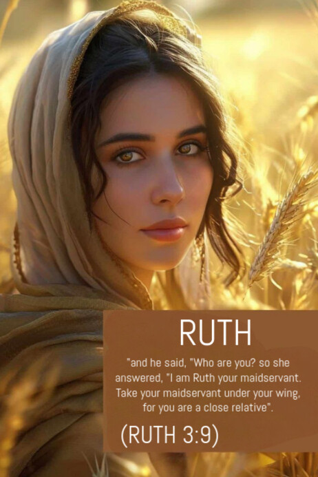 Maximalist Ruth Poster template
