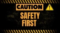 Maximalist Safety Caution Sign  Youtube Thumbnail template