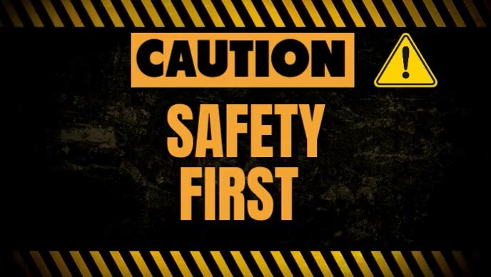 Maximalist Safety Caution Sign  Youtube Thumbnail template