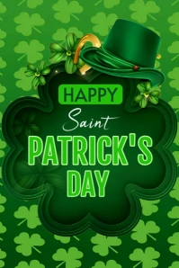 Maximalist Saint Patrick's Day  Poster Affiche template