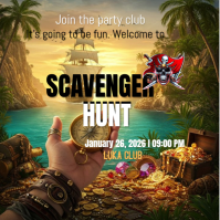 Maximalist Scavenger Hunt And Pirates Hunts Online Design Flyer/template  Instagram Post