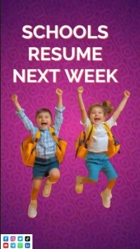 Maximalist Schools Resume Next Week Youtube Short template
