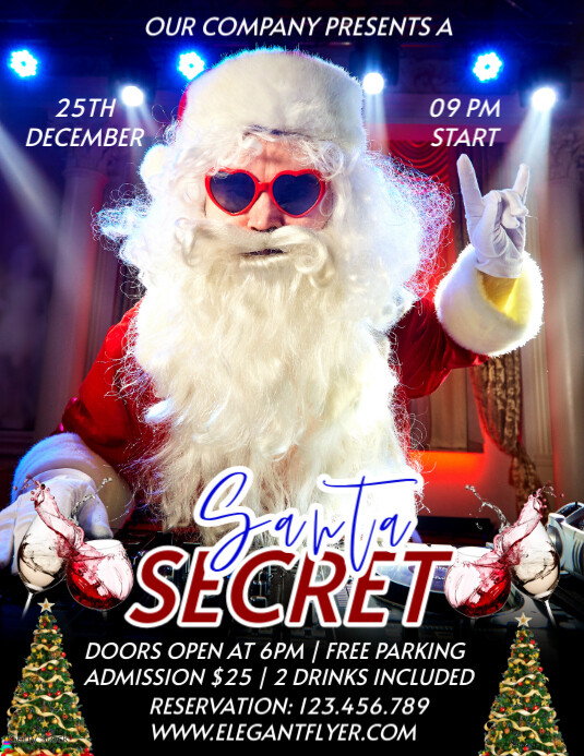 Copy of Maximalist Secret Santa Flyer (us Letter) | PosterMyWall