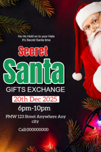 Maximalist Secret Santa  Pinterest Graphic template