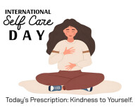 Maximalist Self-care Day  Flyer (us Letter) template