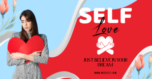 Red Maximalist Self Love Facebook Event Cover Facebook Event Cover Facebook begivenhed cover Template