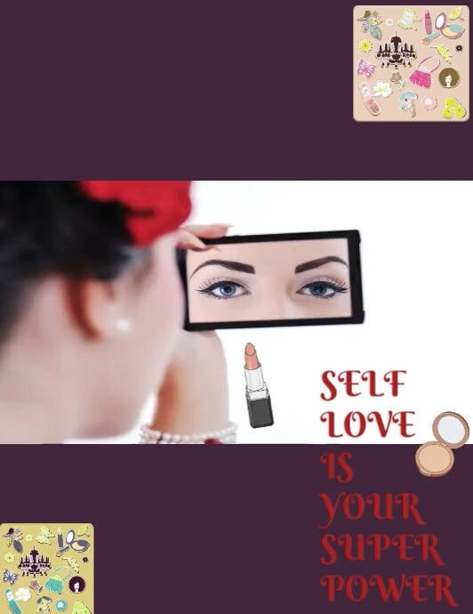 Maximalist Self Love Flyer (us Letter) template