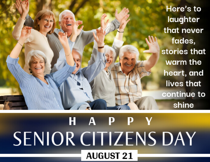 Maximalist Senior Citizens Day Flyer (us Letter) Template | PosterMyWall
