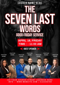 Maximalist Seven Last Words A4 template