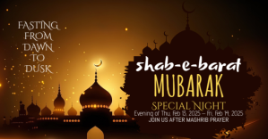 Negro Maximalist Shab E Barat Facebook Event Cover Facebook Event Cover Обложка мероприятия для Facebook Template
