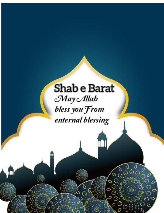 Maximalist Shab E Barat  Flyer (us Letter) template