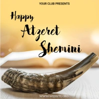 Maximalist Shemini Atzeret Instagram Post Wpis na Instagrama template