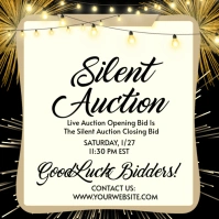 Maximalist Silent Auction  Instagram Post template