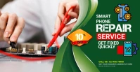 Maximalist Smartphone Repair Services Ad Template Facebook Event Cover