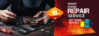 Maximalist Smartphone Repair Services Ad Template Facebook Cover Photo