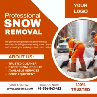 Maximalist Snow Removal Service Template Design Instagram Post