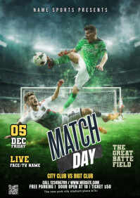 Maximalist Soccer Cup A5 template