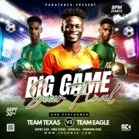 Maximalist Soccer Game Day  Square (1:1) template