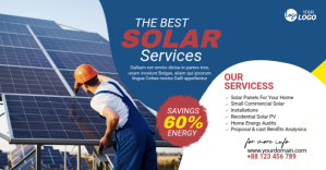 Azul Solar Services auf Facebook geteiltes Bild Template