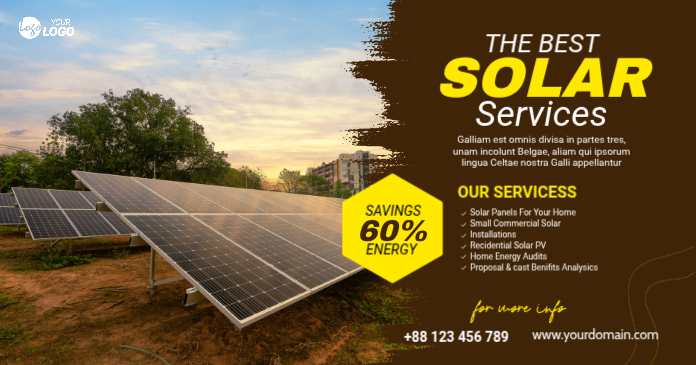 Solar Energy Services Template | PosterMyWall