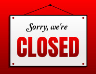 Maximalist Sorry We're Closed Flyer (us Letter) template
