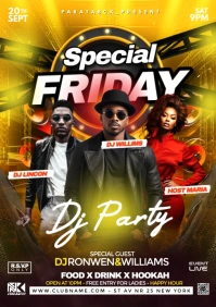 Maximalist Special Friday Dj Party A1 template