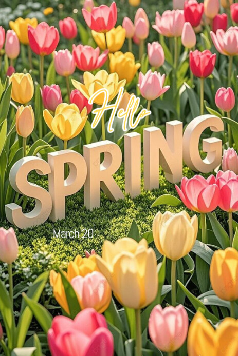 Maximalist Spring 2025 Pinterest Graphic template