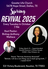 Maximalist Spring Revival 2025 A4 template