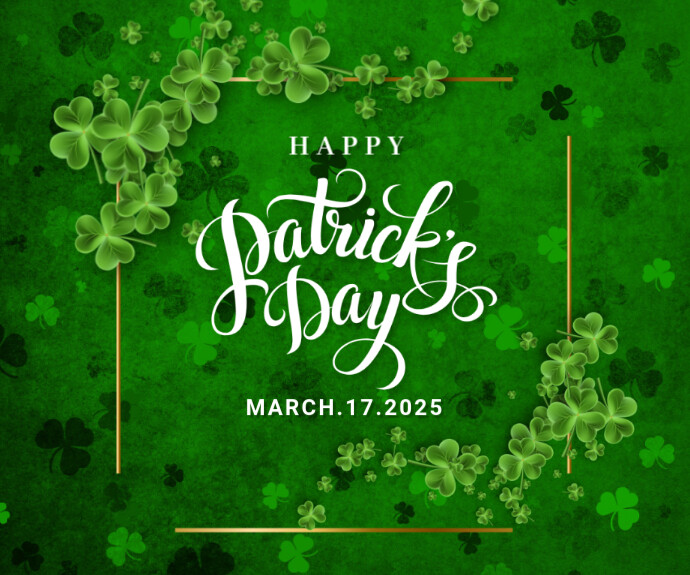 Maximalist St Patrick's Day Medium Rectangle 中矩形广告 template
